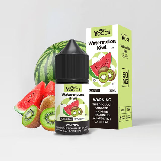 YOCCよしっ Watermelon Kiwi 50mg Nic Salt E-Liquid (30ml)