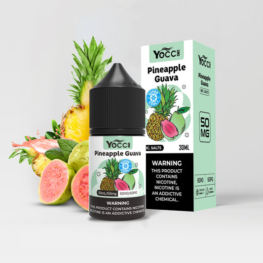YOCCよしっ Pineapple Guava 50mg Nic Salt E-Liquid (30ml)