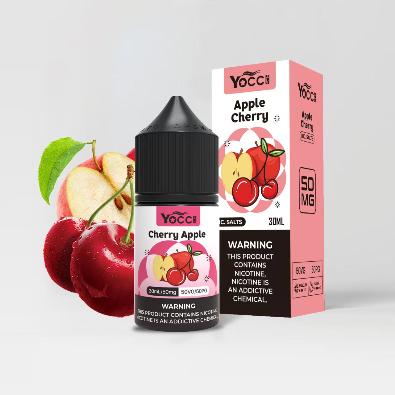 YOCCよしっ Apple Cherry 50mg Nic Salt E-Liquid (30ml)