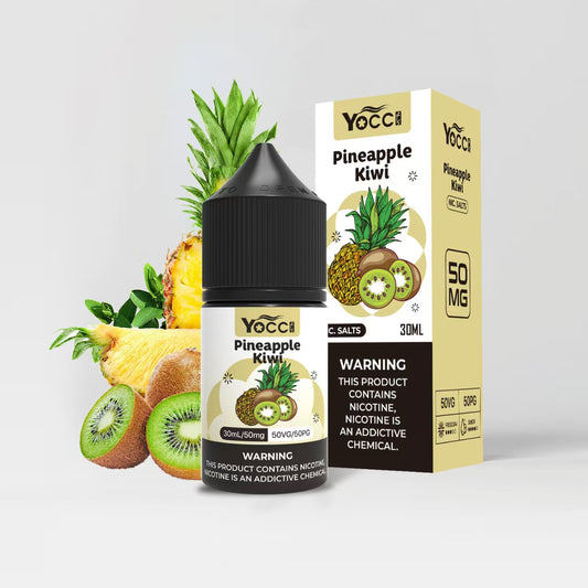 YOCCよしっ Pineapple Kiwi 50mg Nic Salt E-Liquid (30ml)