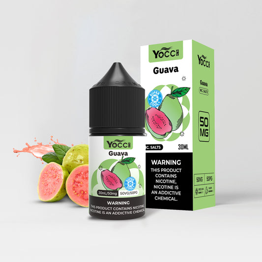 YOCCよしっ Guava 50mg Nic Salt E-Liquid (30ml)