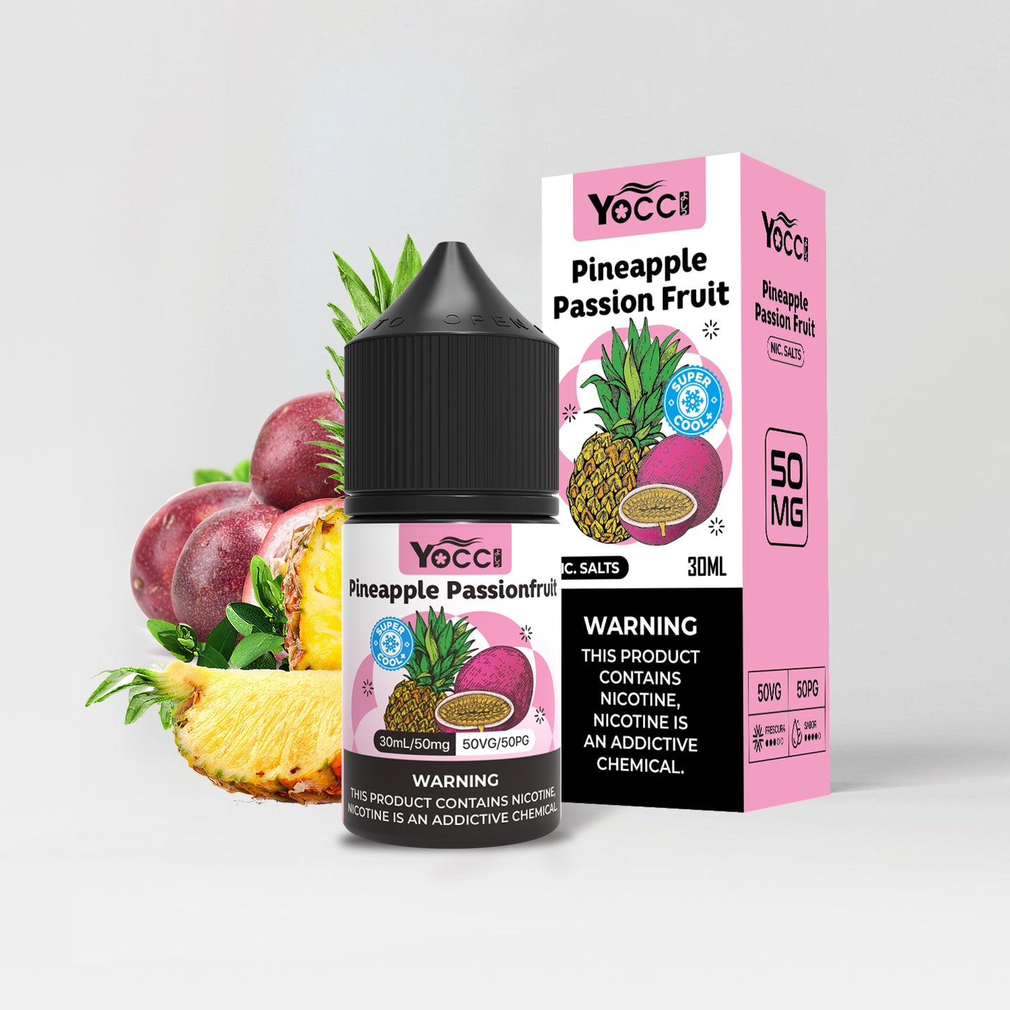 YOCCよしっ Pineapple Passionfruit 50mg Nic Salt (30ml)